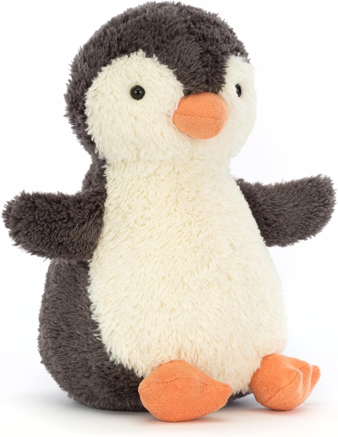 Jellycat Peanut Penguin Stuffed Animal, Medium Black and White