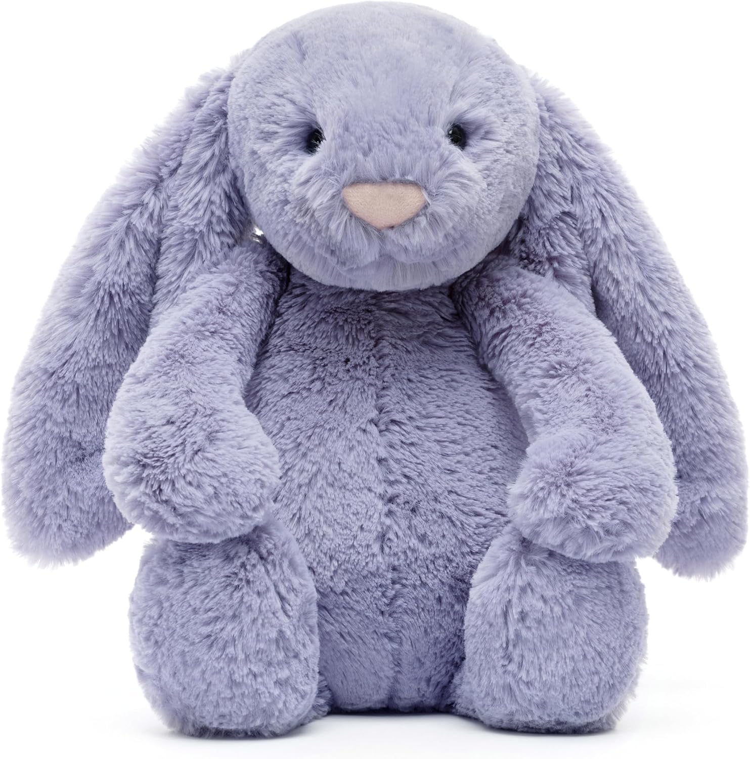 Jellycat Bashful Viola Bunny Stuffed Animal Plush Toy, Medium, Purple