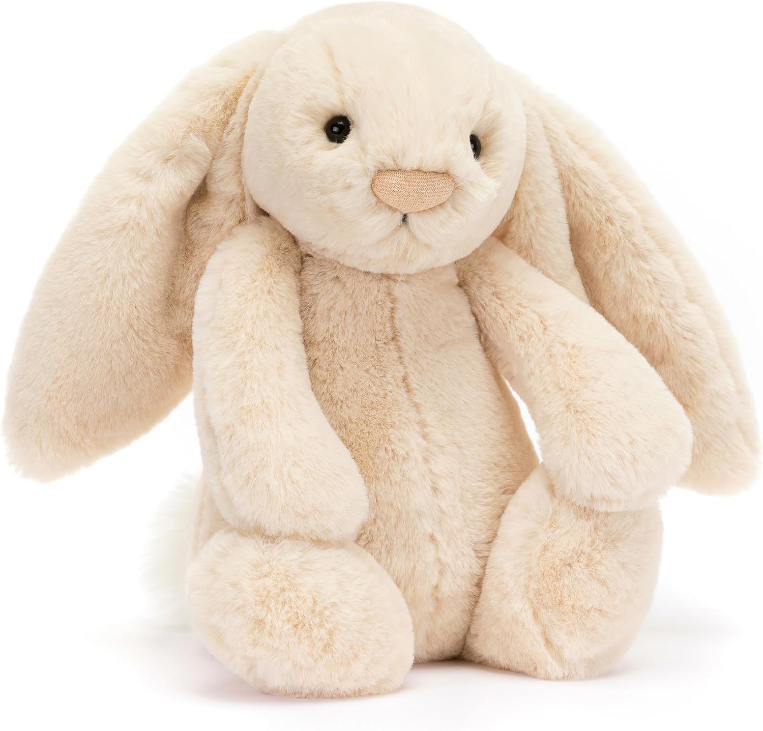 Jellycat Bashful Luxe Willow Bunny Stuffed Animal, Medium 12 inches - Rabbit & Bunny Plush Toy - Classic Children's Gift Beige