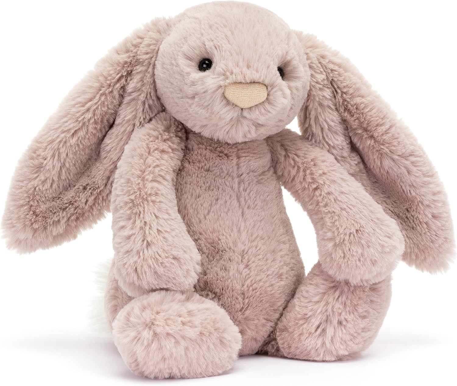 Jellycat Bashful Luxe Rosa Bunny Stuffed Animal, Medium 12 inches - Rabbit & Bunny Plush Toy - Classic Children's Gift Pink