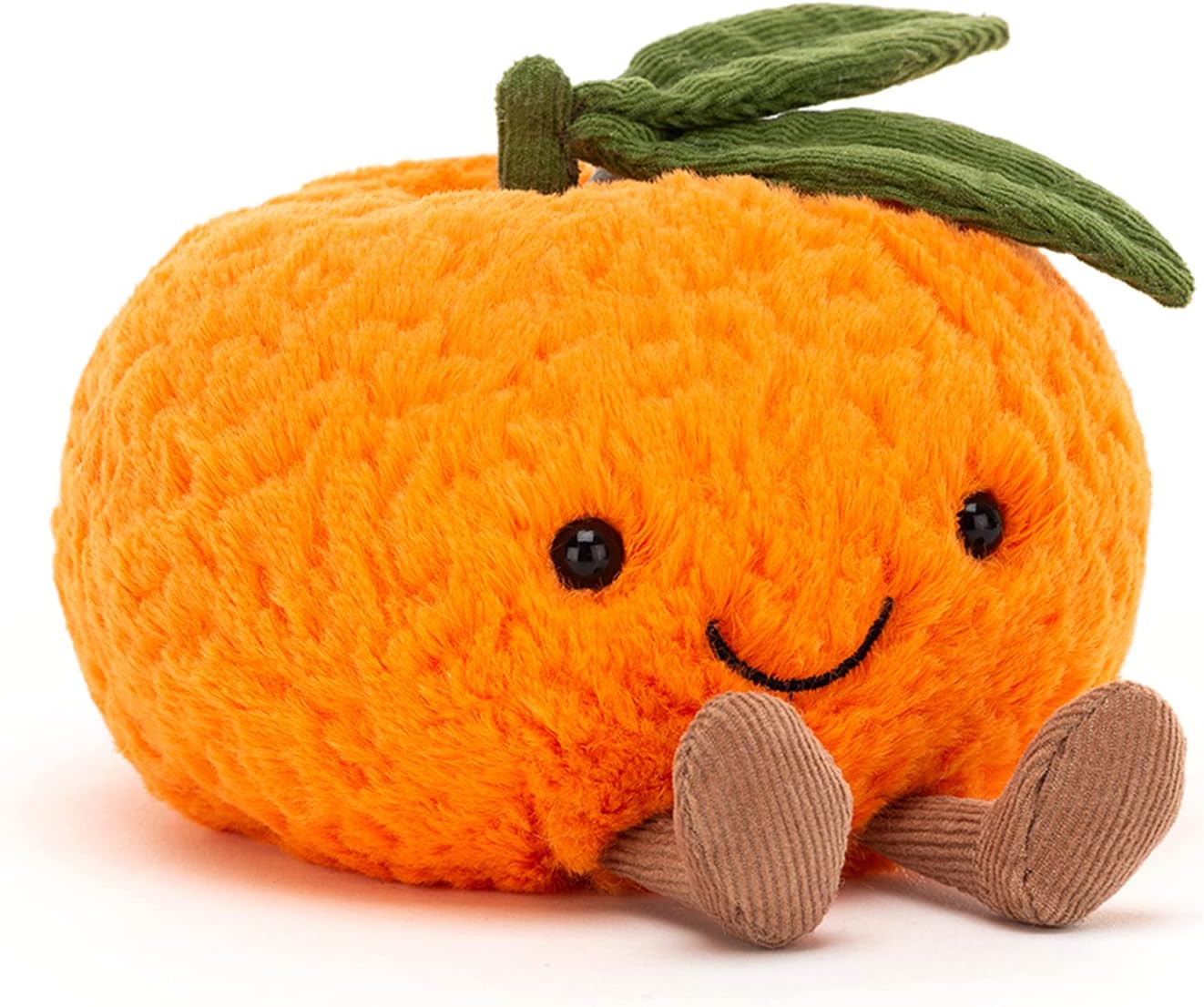 Jellycat Amuseables Clementine Stuffed Toy, Small 5 inches - Fruit Plush - Fun Gift Idea