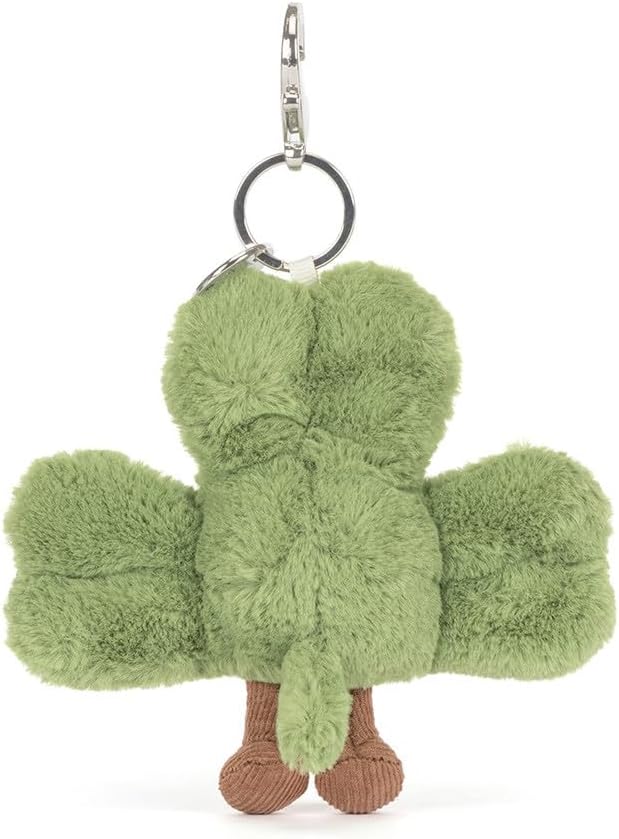 Jellycat Amuseables Siofra Shamrock Bag Charm - Jellycat Spring Collection 2026 Exclusive