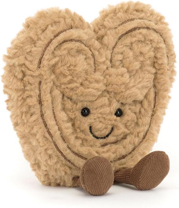 Jellycat Amuseables Philippe Palmier Pastry Plush, 5.5 x 5.1 x 1.2 Inches