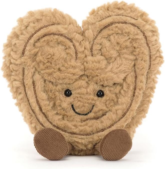 Jellycat Amuseables Philippe Palmier Pastry Plush, 5.5 x 5.1 x 1.2 Inches