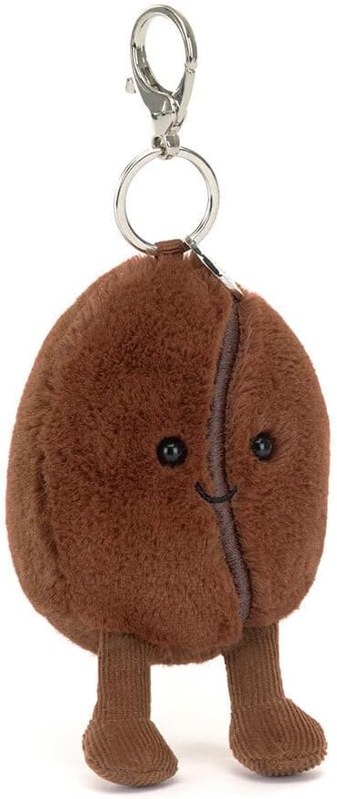 Jellycat Amuseables Coffee Bean Bag Charm 6"
