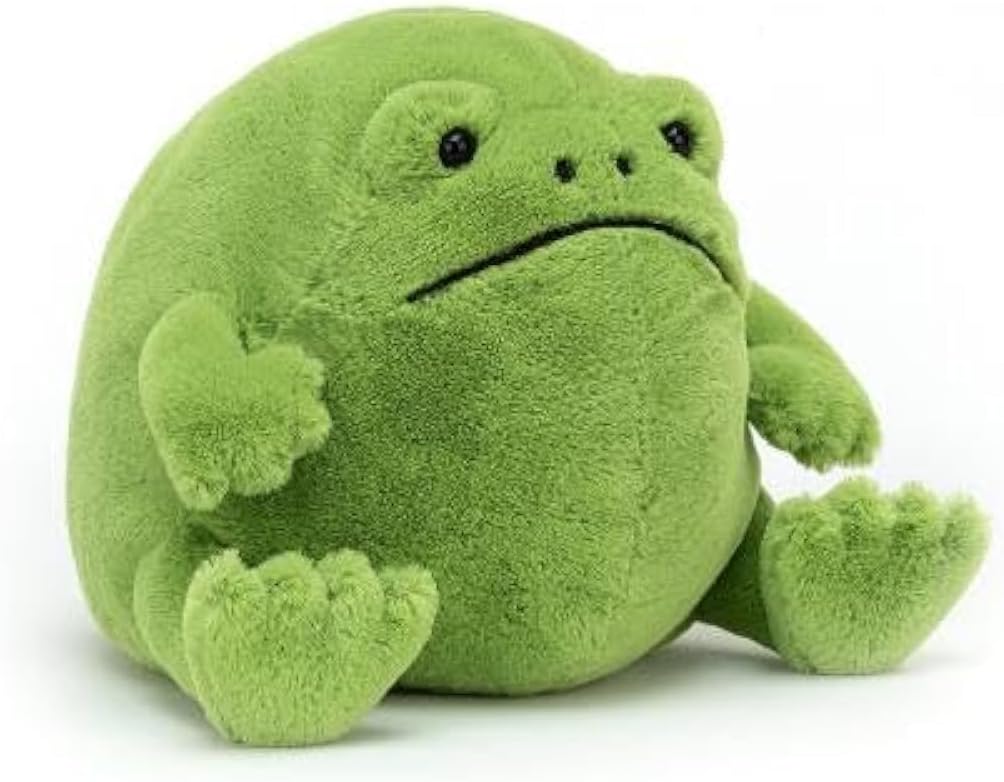 Jellycat Ricky Rain Frog - Length: 16 cm x Width: 17 cm x Height: 13 cm