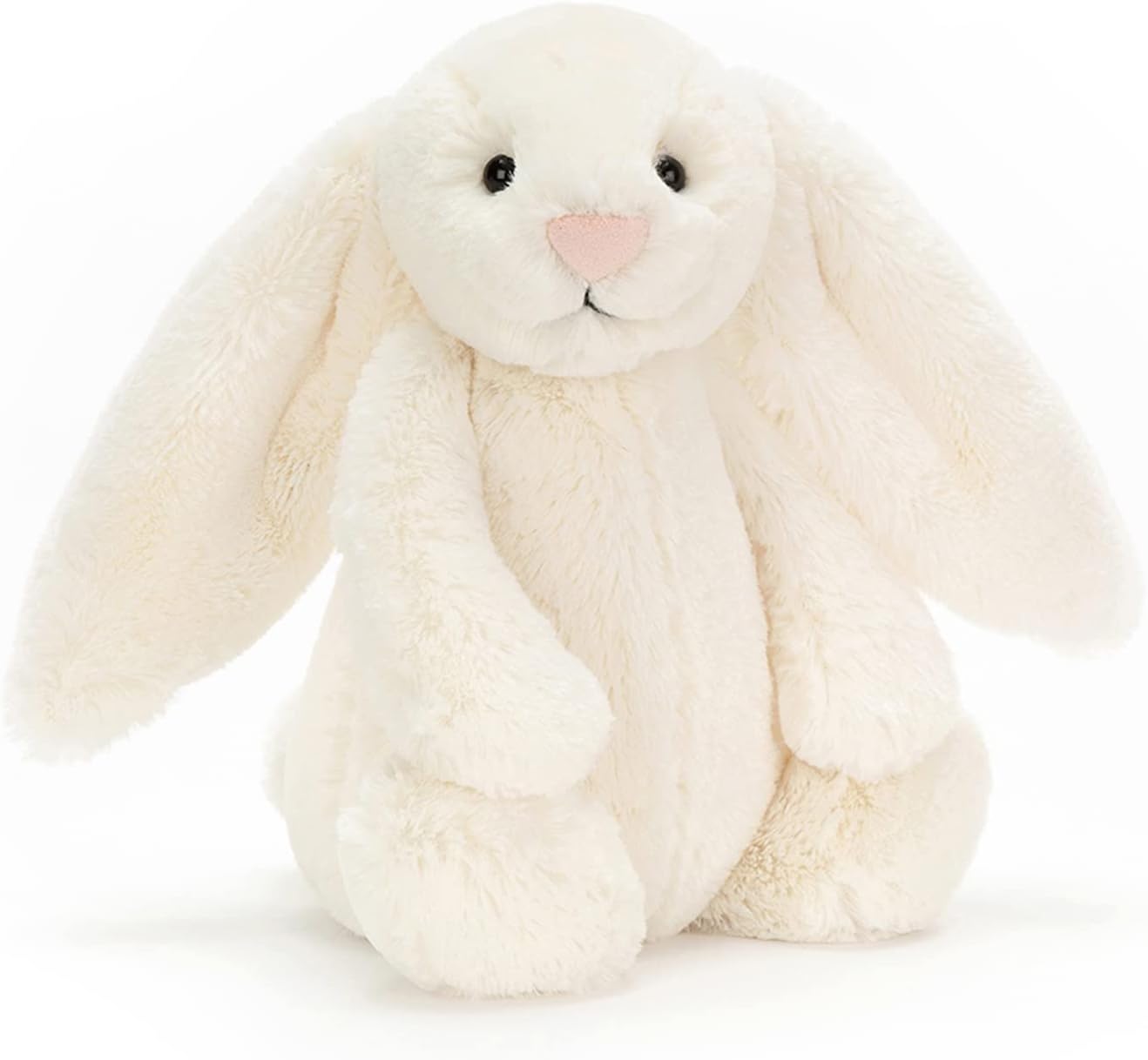 Jellycat Bashful Cream Bunny Stuffed Animal, Medium, 12 inches