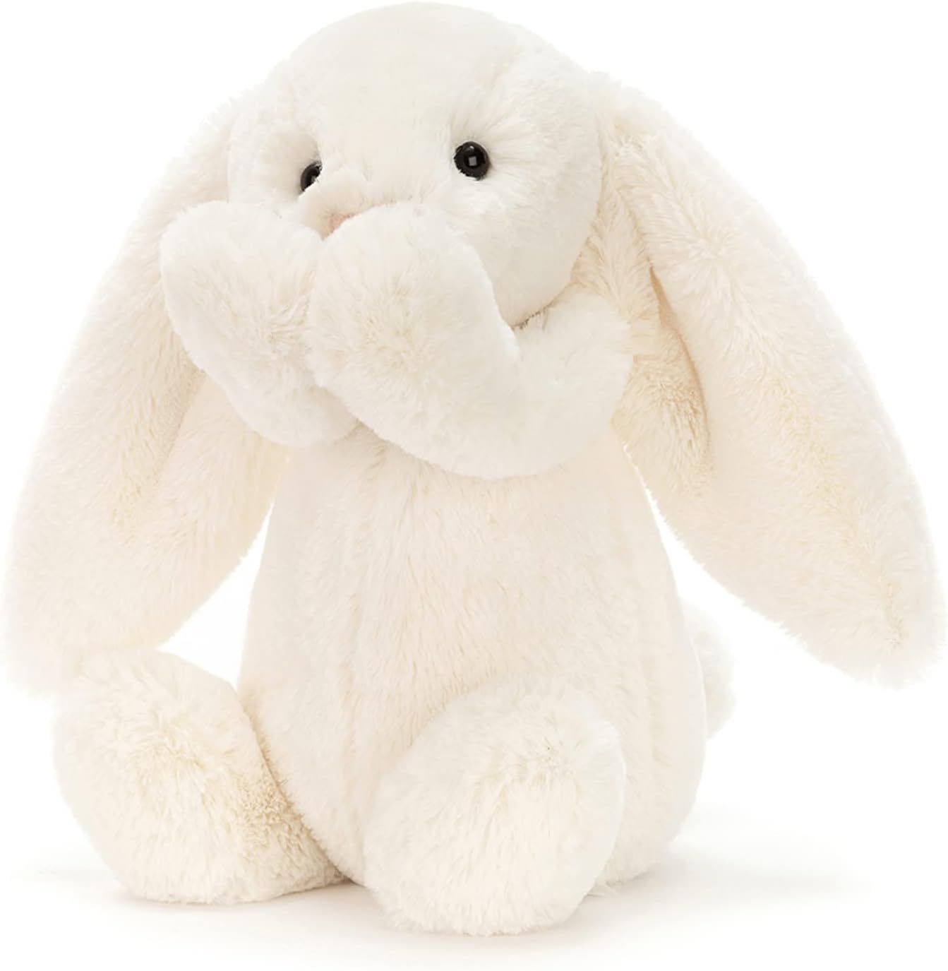 Jellycat Bashful Cream Bunny Stuffed Animal, Medium, 12 inches