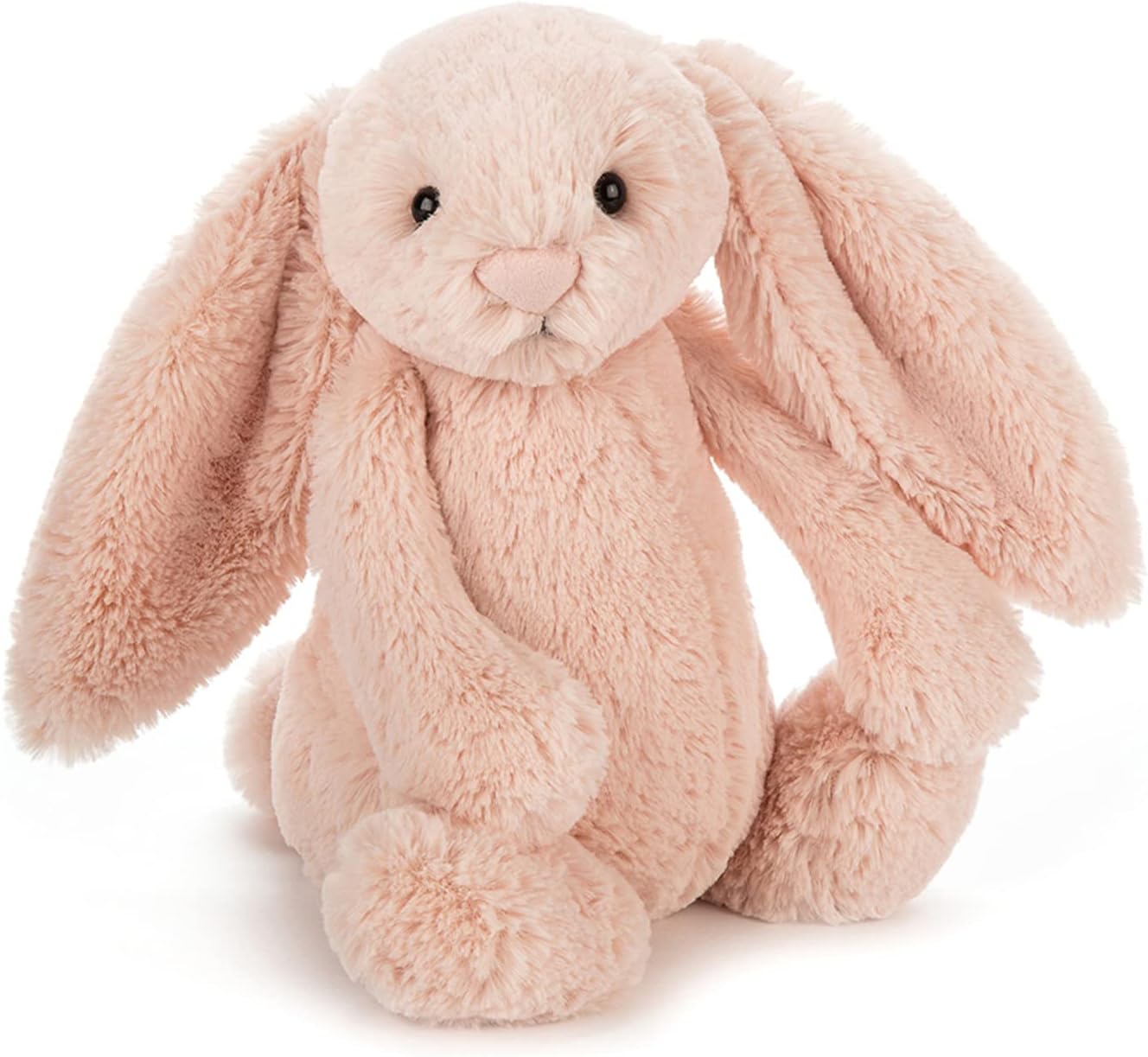 Jellycat Bashful Blush Bunny Stuffed Animal, Medium 12 inches - Rabbit and Bunny Plush Toy - Classic Children's Gift Pink