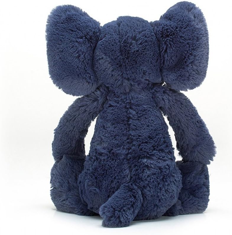Jellycat Bashful Blue Elephant Stuffed Animal, Medium, 12 inches