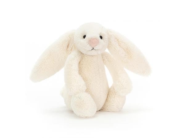 Bashful Cream Bunny Small - L: 8 cm x L: 9 cm x H: 18 cm